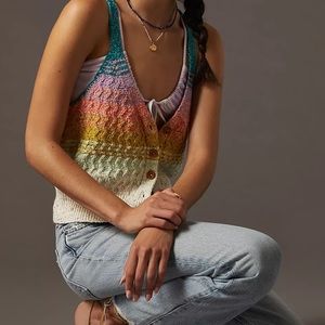 Anthropologie pilcro sweater vest tank